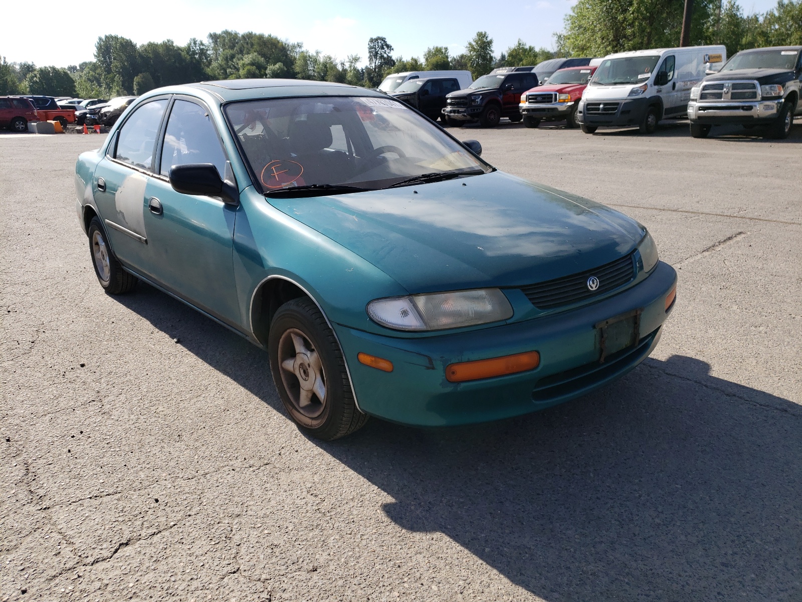 1995 MAZDA PROTEGE DX For Sale | OR - PORTLAND NORTH | Wed. Aug 18 ...