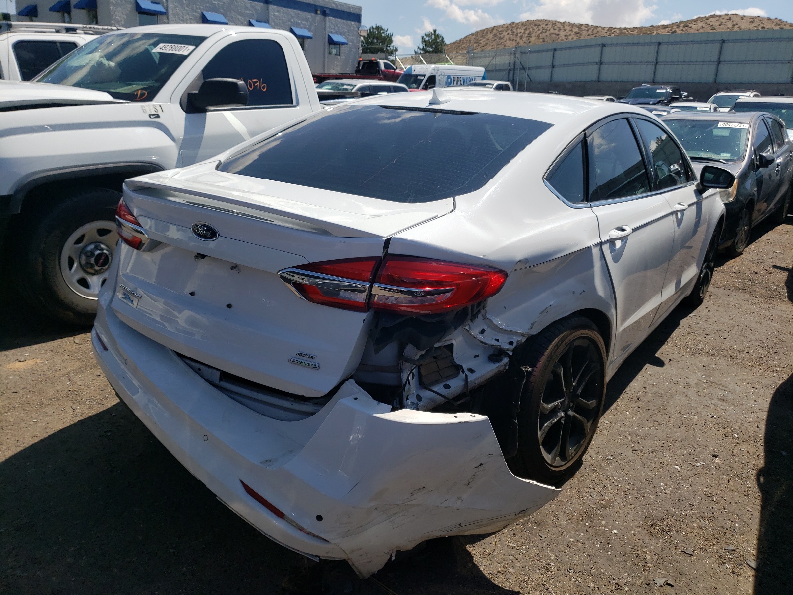 2019 Ford Fusion Se VIN: 3FA6P0HD9KR148427 Lot: 49355801