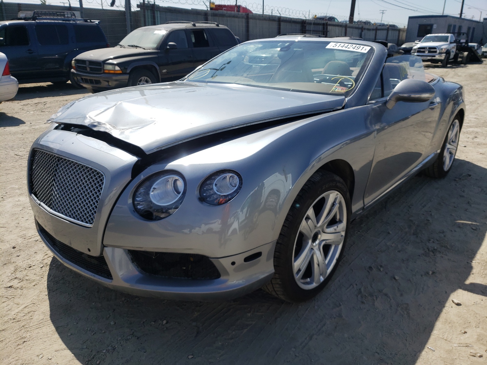 2012 BENTLEY CONTINENTAL GTC for Sale CA LOS ANGELES Mon. Aug 09