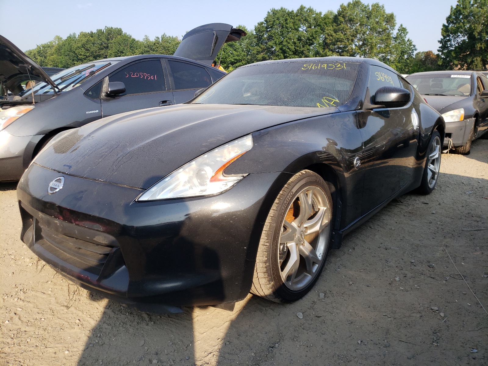 2011 NISSAN 370Z BASE JN1AZ4EH3BM550940 car history from Copart