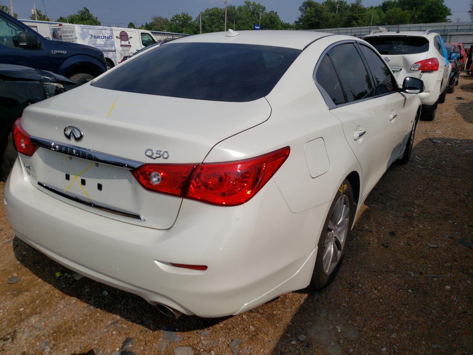 2017 Infiniti Q50 Base VIN: JN1CV7ARXHM682686 Lot: 52422011