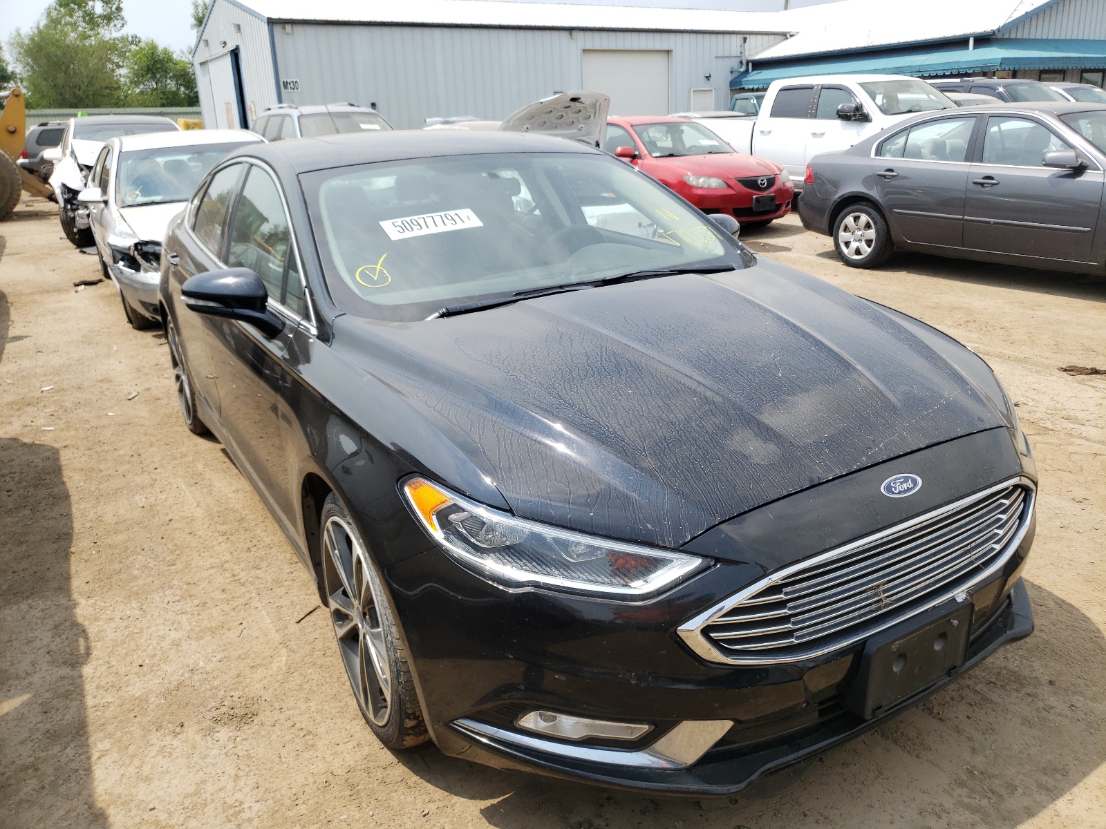 2017 Ford Fusion Titanium VIN: 3FA6P0K93HR170257 Lot: 50977791