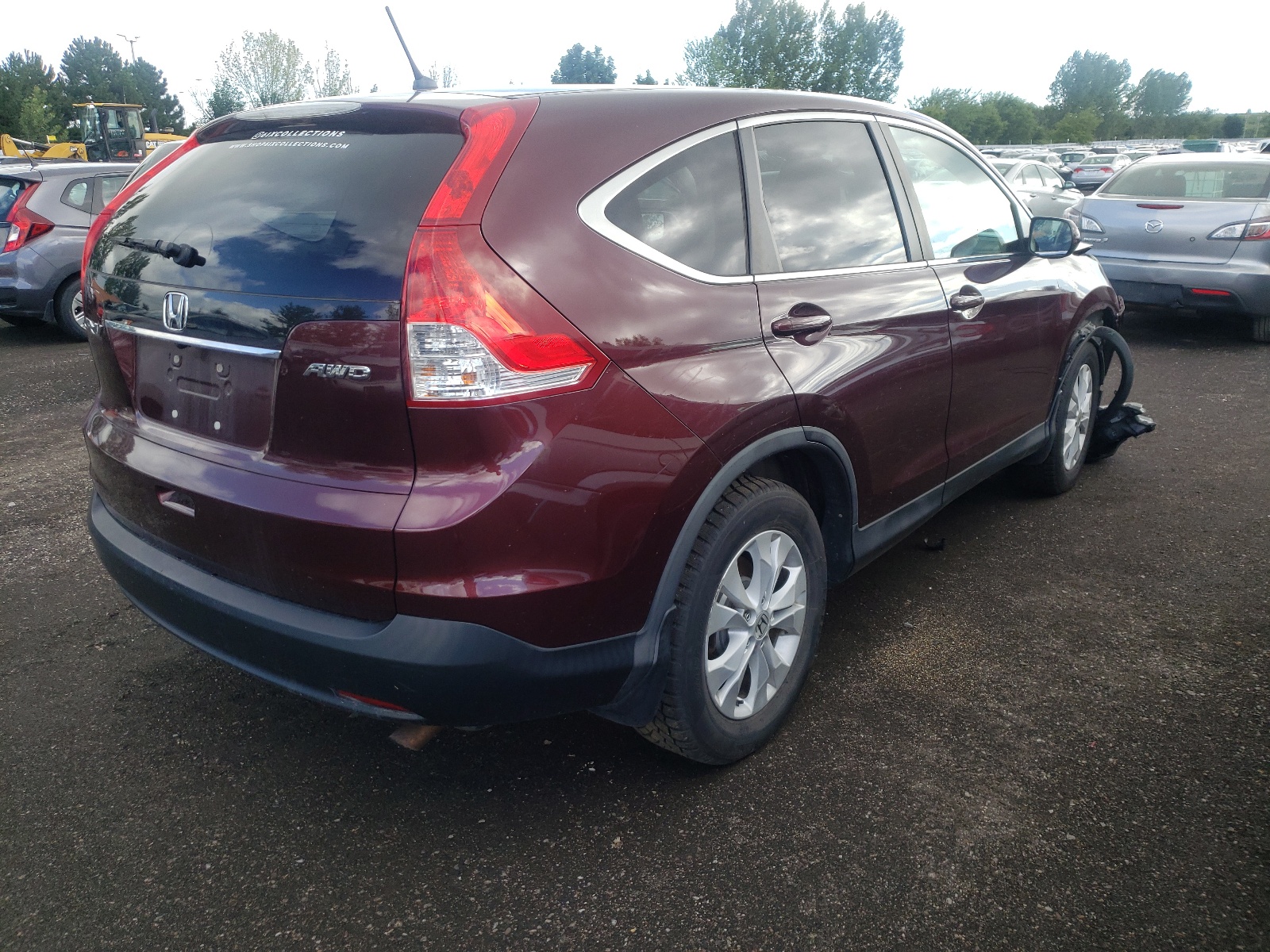 2HKRM4H5XCH107843 2012 Honda Cr-V Ex