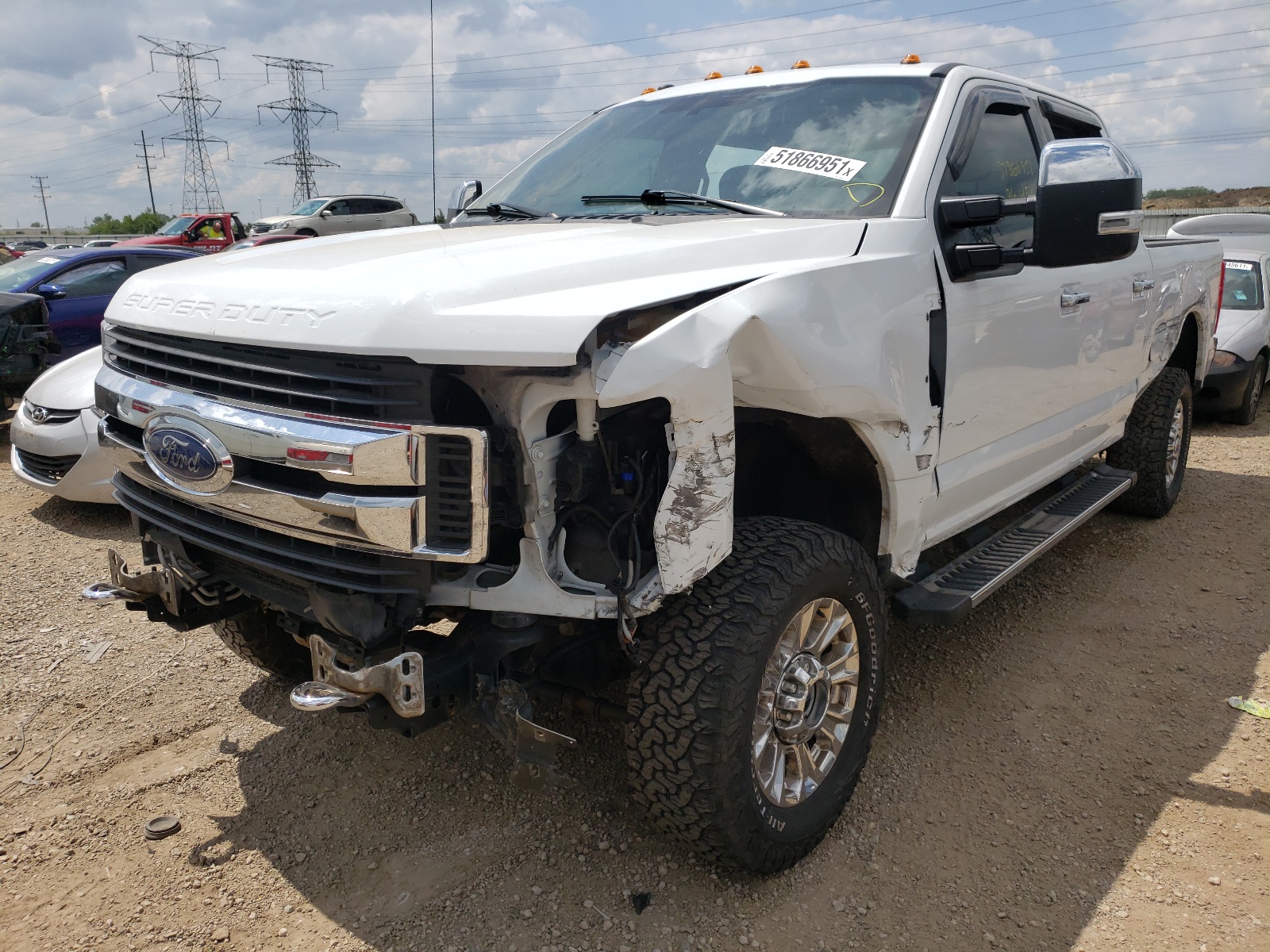 2019 Ford F250 Super Duty VIN: 1FT7W2B65KED08247 Lot: 51866951