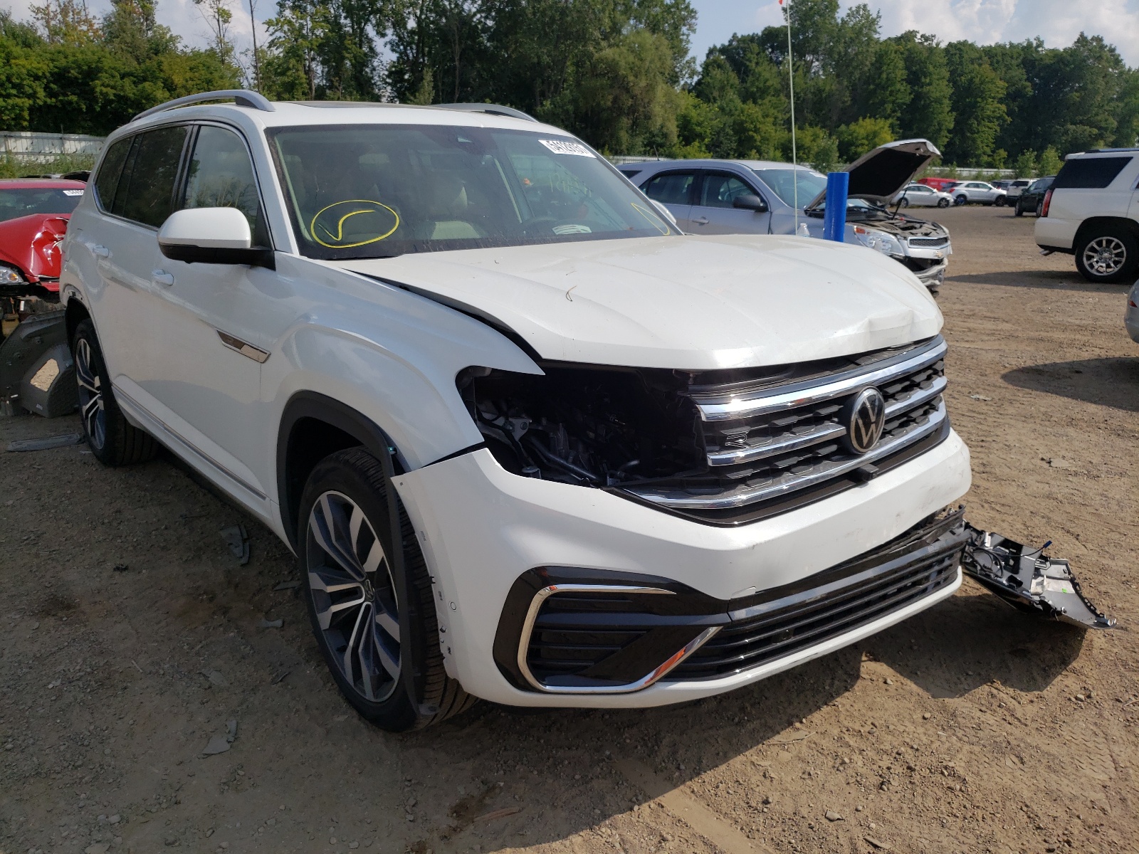 Автомобиль 2021 VOLKSWAGEN ATLAS SEL PREMIUM R-LINE купить на аукционе  Copart в США в Минске, цена в Беларуси на КолумбАвто