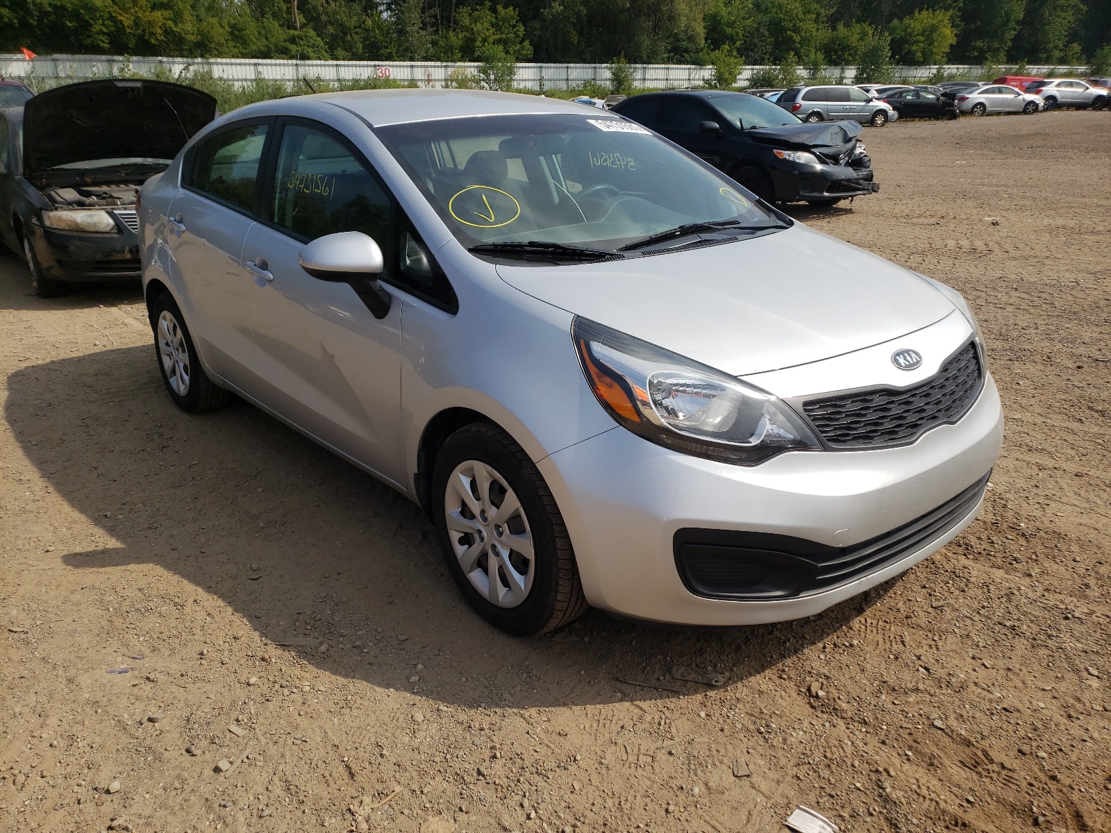 Kia Rio Lx 12 Knadm4a38c Auto Auction Spot