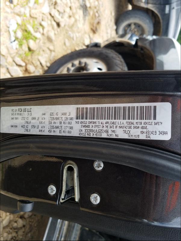 2018 RAM 3500 SLT 3C63RRHL0JG251496