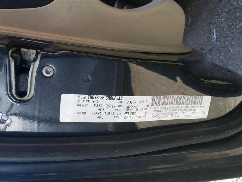 2C4RC1BG8CR227431 2012 CHRYSLER TOWN & COUNTRY TOURING