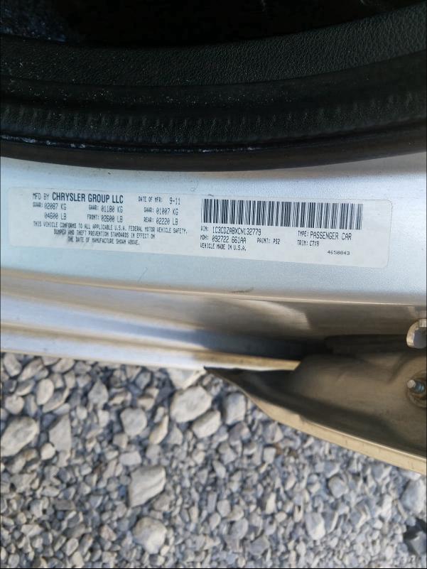 2012 DODGE AVENGER SE 1C3CDZABXCN132779