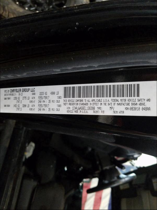 2014 JEEP WRANGLER S 1C4AJWAG6EL126398