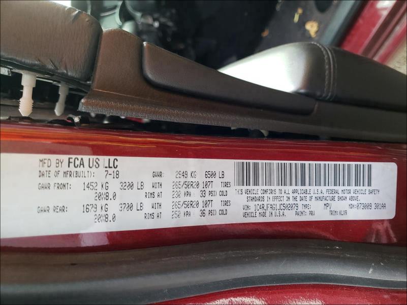 2018 JEEP GRAND CHER 1C4RJFAG1JC502079