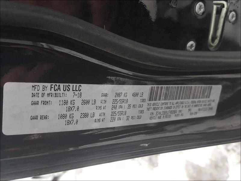 2018 JEEP COMPASS LA 3C4NJDBB9JT492864