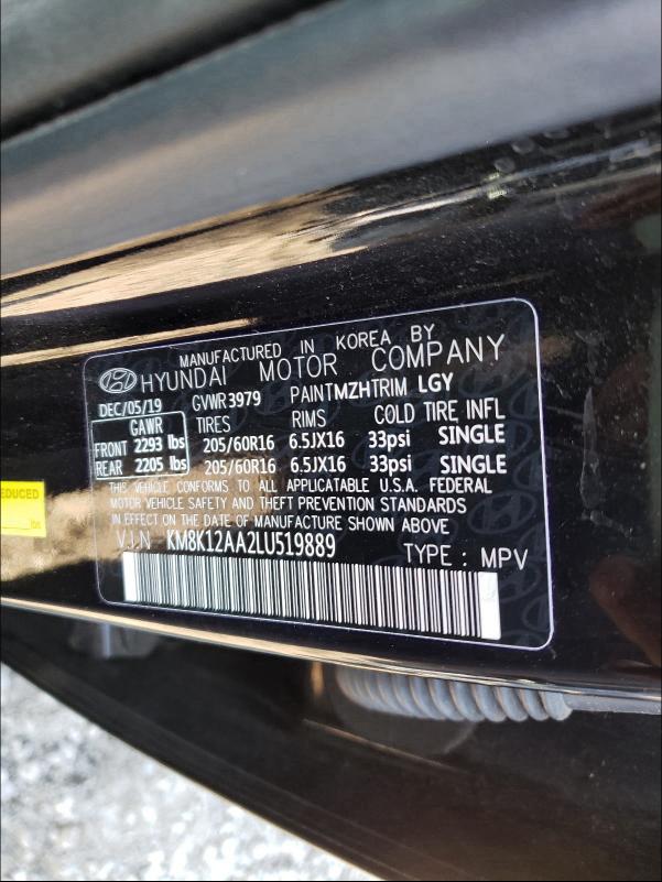 2020 HYUNDAI KONA SE - KM8K12AA2LU519889