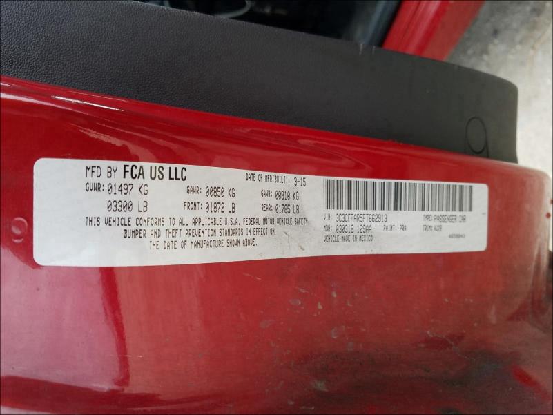 2015 FIAT 500 POP 3C3CFFAR5FT662913