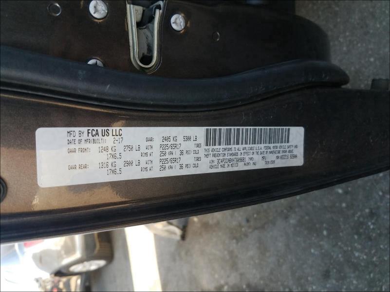 2017 DODGE JOURNEY SE - 3C4PDCABXHT609681
