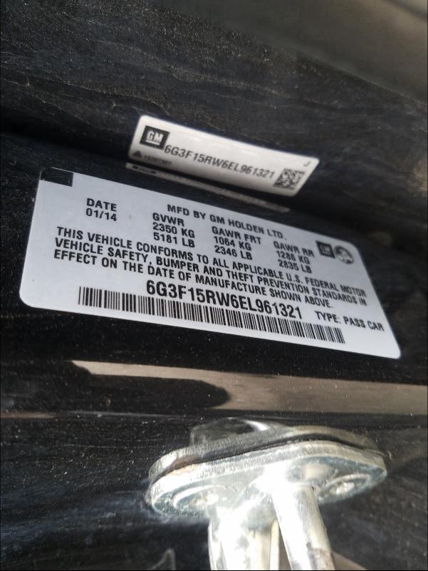 2014 CHEVROLET SS 6G3F15RW6EL961321