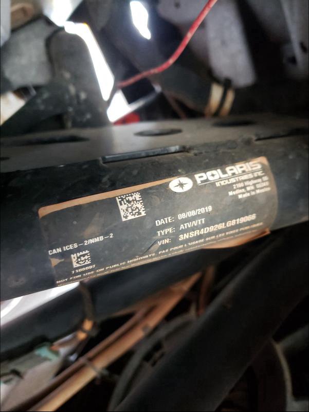 2020 POLARIS RZR PRO XP 3NSR4D926LG819066