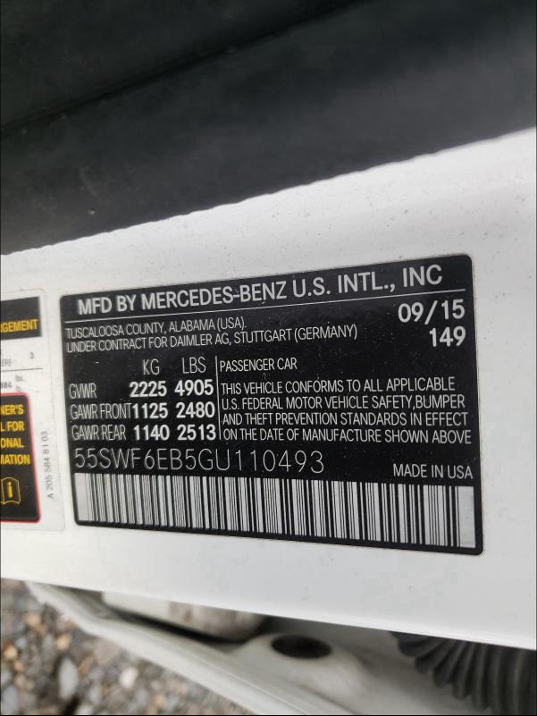 2016 MERCEDES-BENZ C 450 4MAT - 55SWF6EB5GU110493