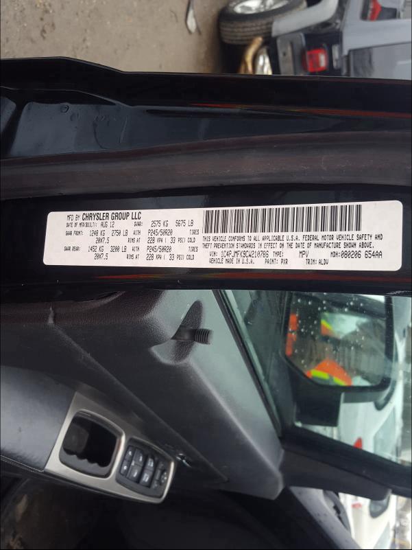 2012 JEEP LIBERTY JE 1C4PJMFK9CW210786