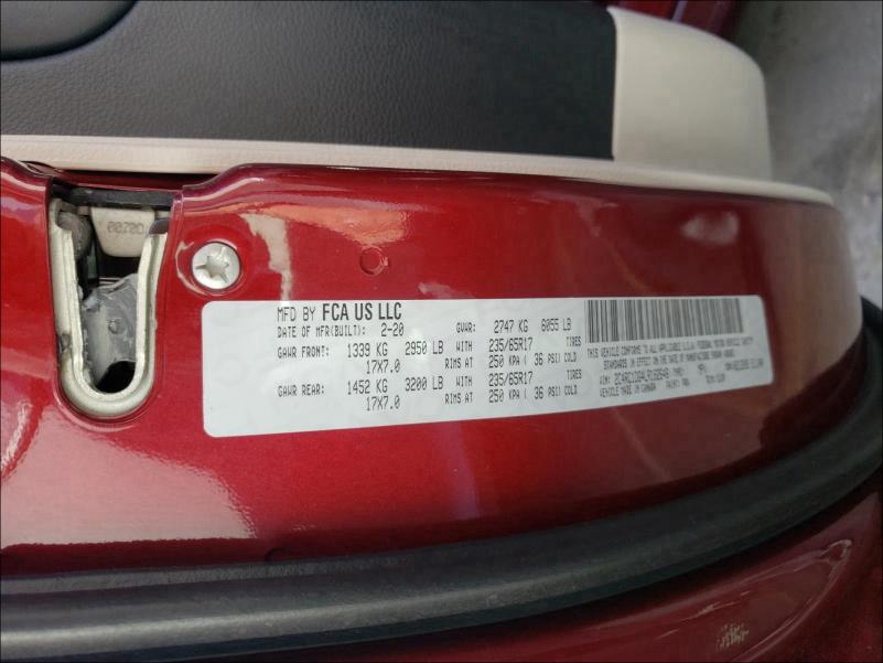 2020 CHRYSLER VOYAGER LX 2C4RC1DG4LR182646