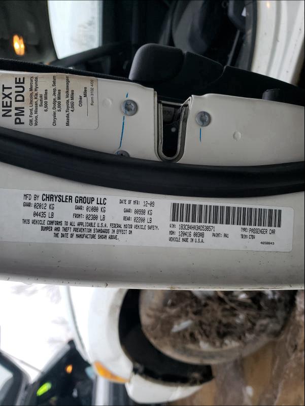 2010 DODGE CALIBER SX 1B3CB4HA3AD538571