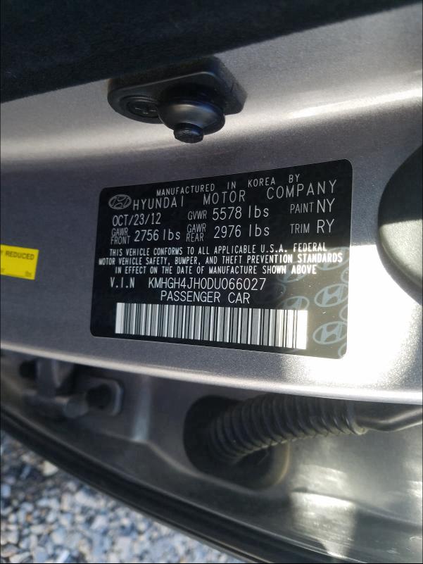 2013 HYUNDAI EQUUS SIGN - KMHGH4JH0DU066027