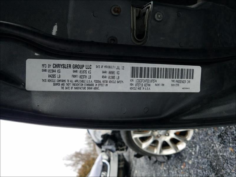 2013 DODGE DART LIMIT 1C3CDFCA7DD107574