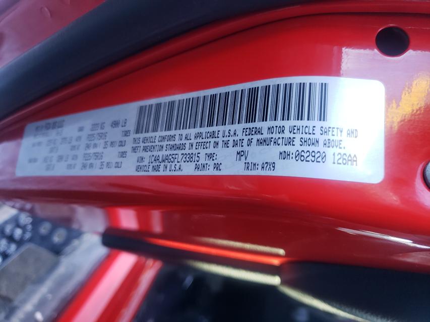2015 JEEP WRANGLER S 1C4AJWAG5FL733815
