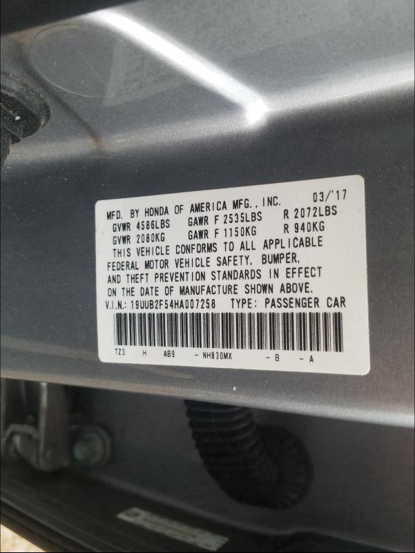 2017 ACURA TLX TECH 19UUB2F54HA007258