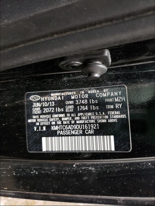 KMHTC6AD9DU161921 2013 Hyundai Veloster 1.6L