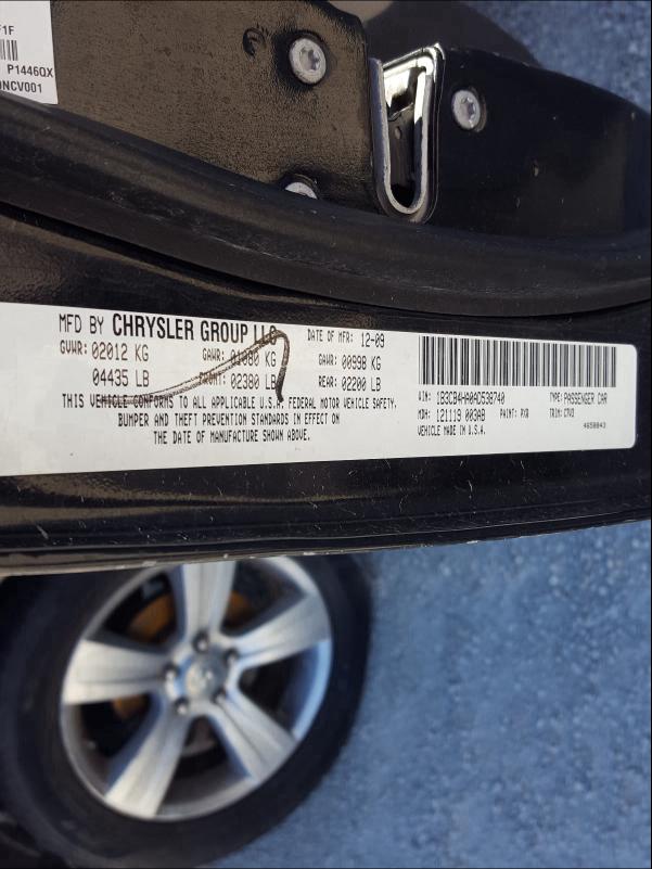 2010 DODGE CALIBER SX 1B3CB4HA0AD538740