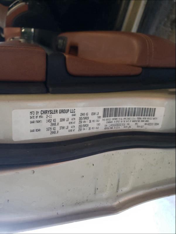 1J4RS6GG5BC621818 Jeep Grand Cher 2011. Фото: 9