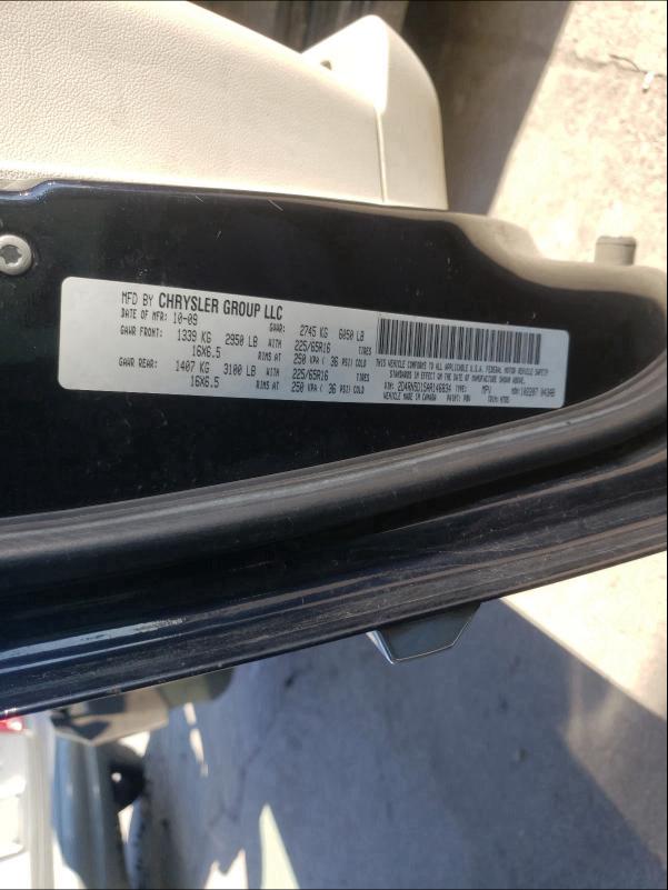 2010 DODGE GRAND CARA 2D4RN5D15AR146834