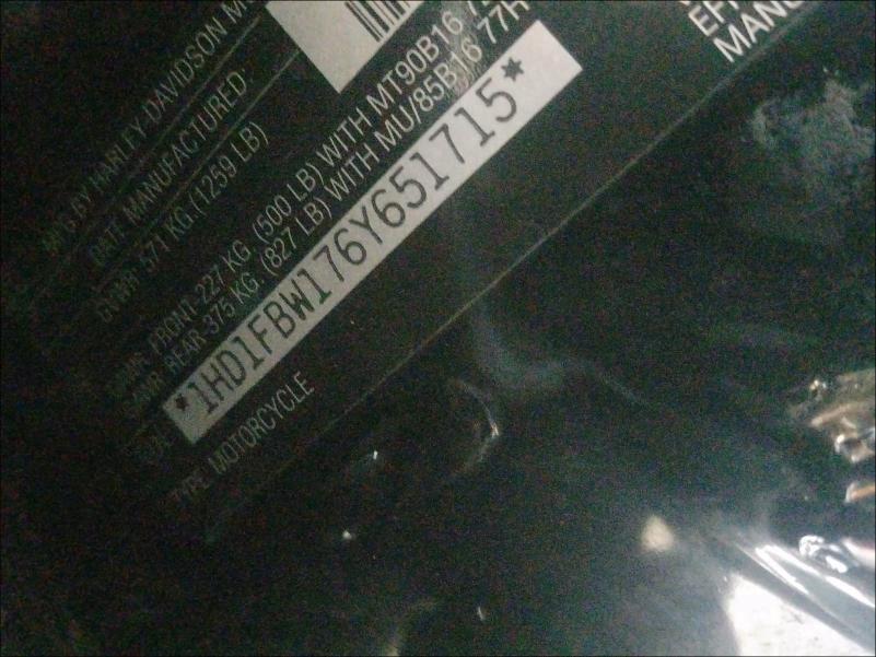 2006 HARLEY-DAVIDSON FLHRI 1HD1FBW176Y651715