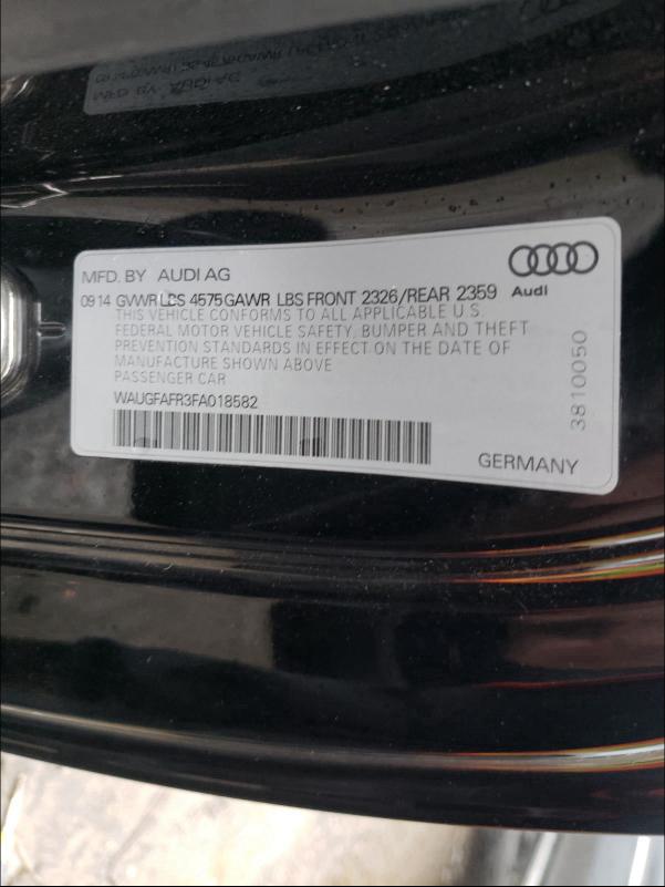 2015 AUDI A5 PREMIUM WAUGFAFR3FA018582