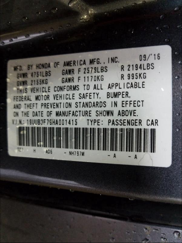 2017 ACURA TLX ADVANC 19UUB3F79HA001415