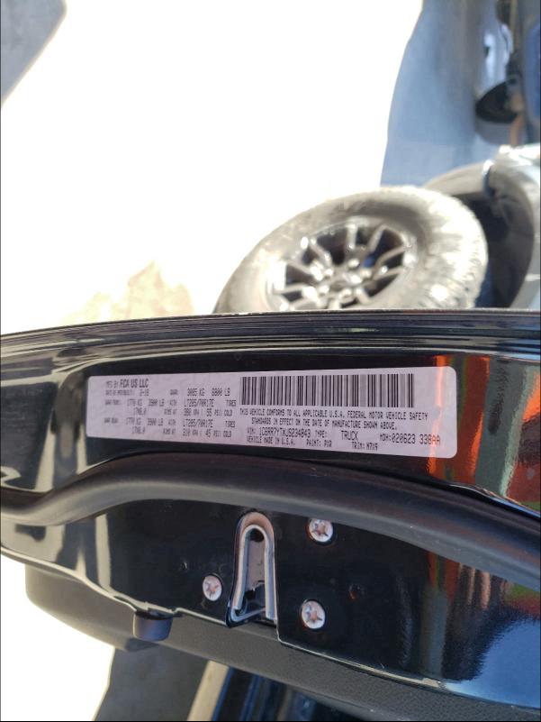 2018 RAM 1500 REBEL 1C6RR7YTXJS234843