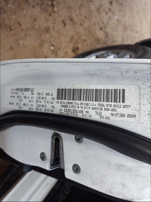 2013 RAM 2500 ST 3C6UR5CL9DG614208