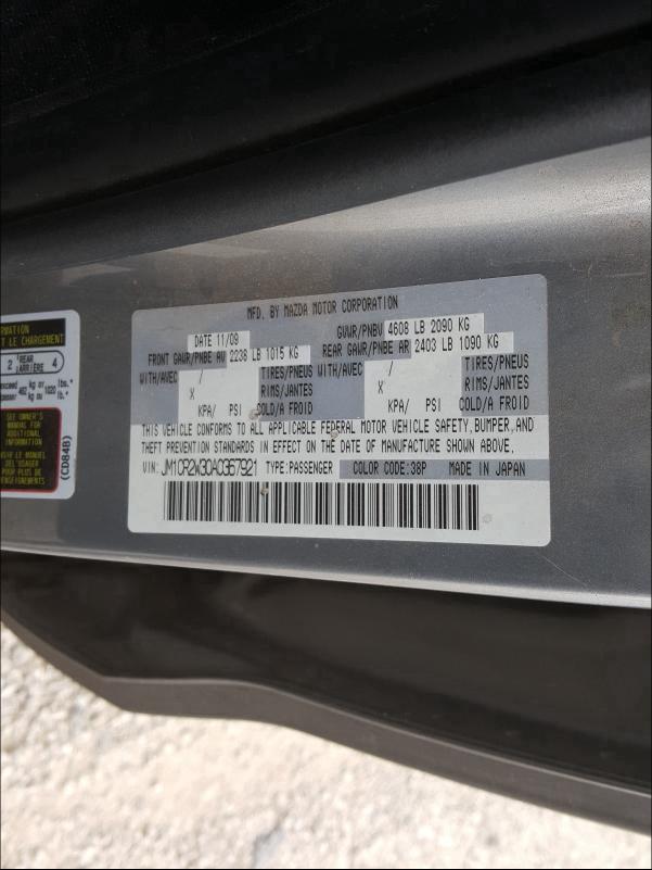 2010 MAZDA 5 JM1CR2W30A0367921