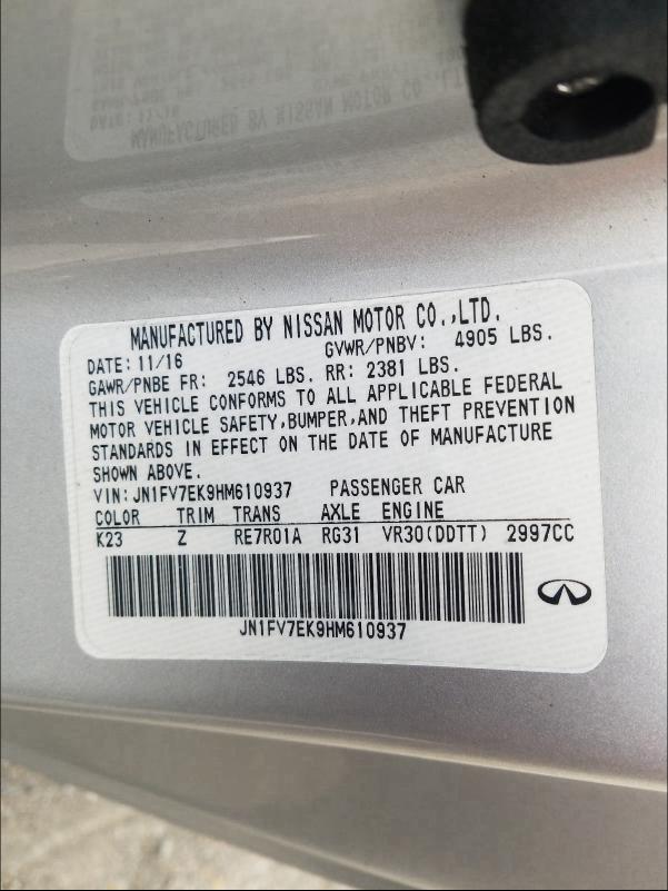2017 INFINITI Q60 RED SP JN1FV7EK9HM610937