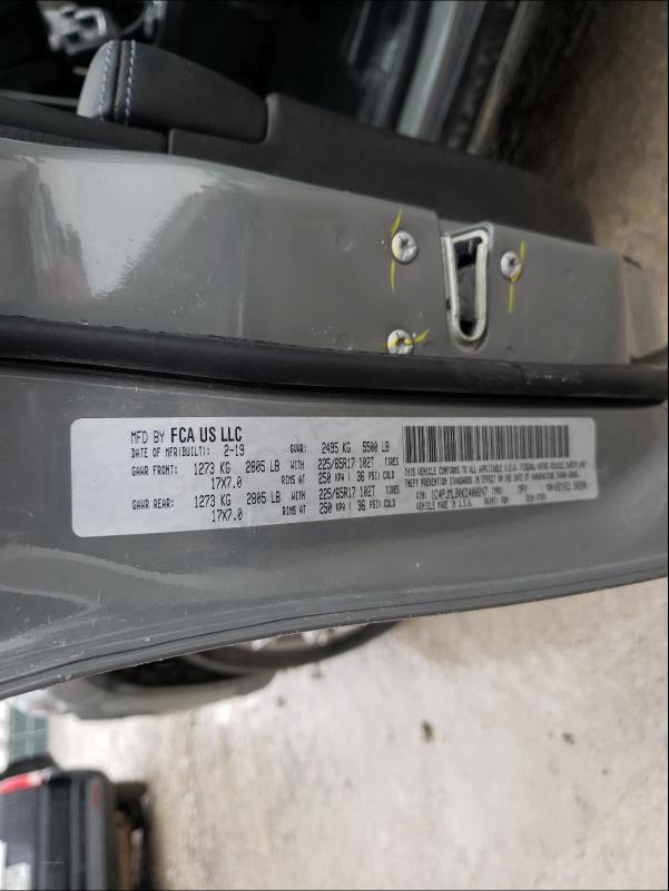2019 JEEP CHEROKEE L 1C4PJMLB0KD400247
