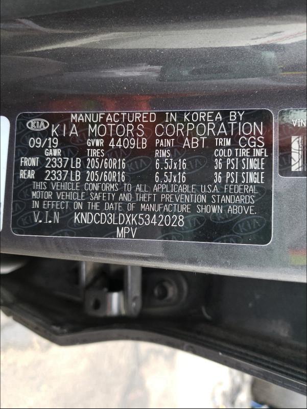 2019 KIA NIRO EX - KNDCD3LDXK5342028