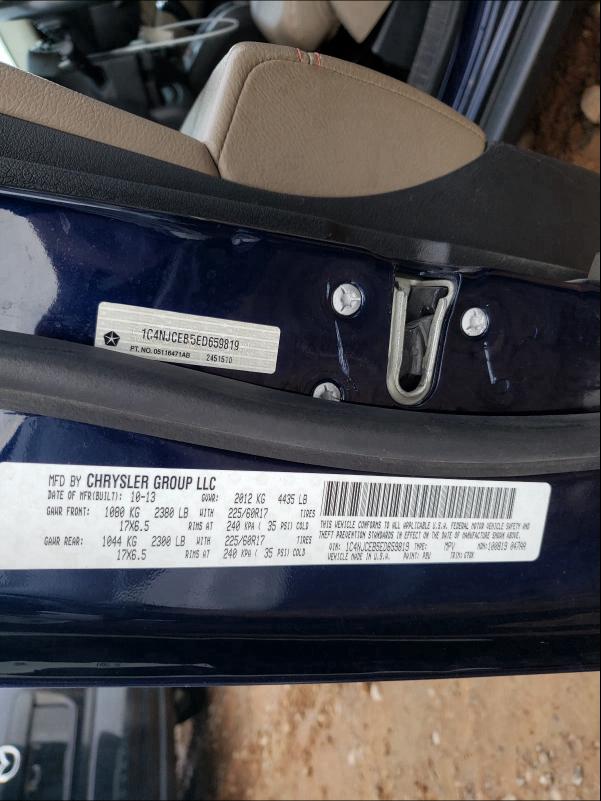 2014 JEEP COMPASS LA 1C4NJCEB5ED659819