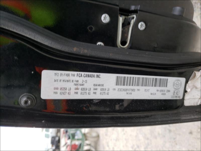 2015 CHRYSLER 300C PLATI 2C3CCASG9FH773059