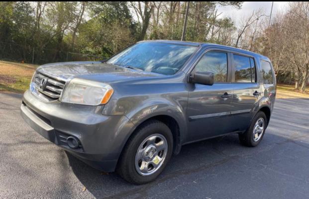 2013 HONDA PILOT LX 5FNYF3H2XDB036360