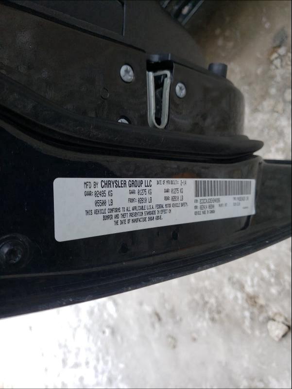 2014 CHRYSLER 300C VARVA 2C3CCAJG3EH240396