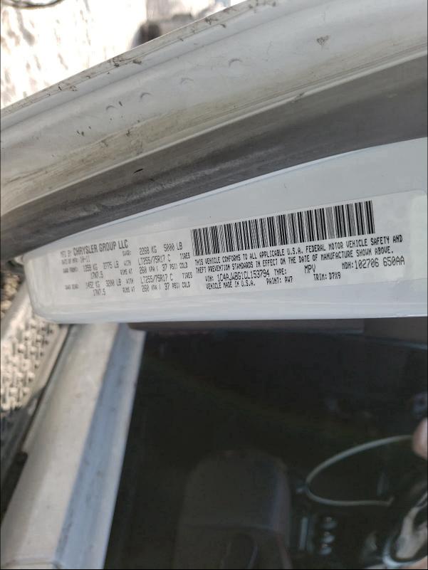 2012 JEEP WRANGLER S 1C4AJWBG1CL153794