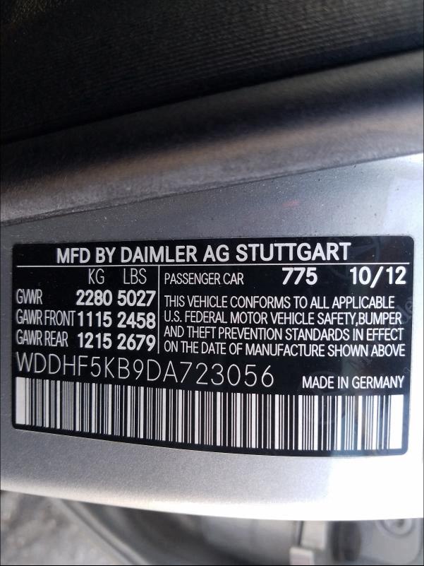 2013 MERCEDES-BENZ E 350 - WDDHF5KB9DA723056