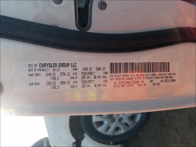 2014 DODGE JOURNEY SE 3C4PDCAB6ET155408