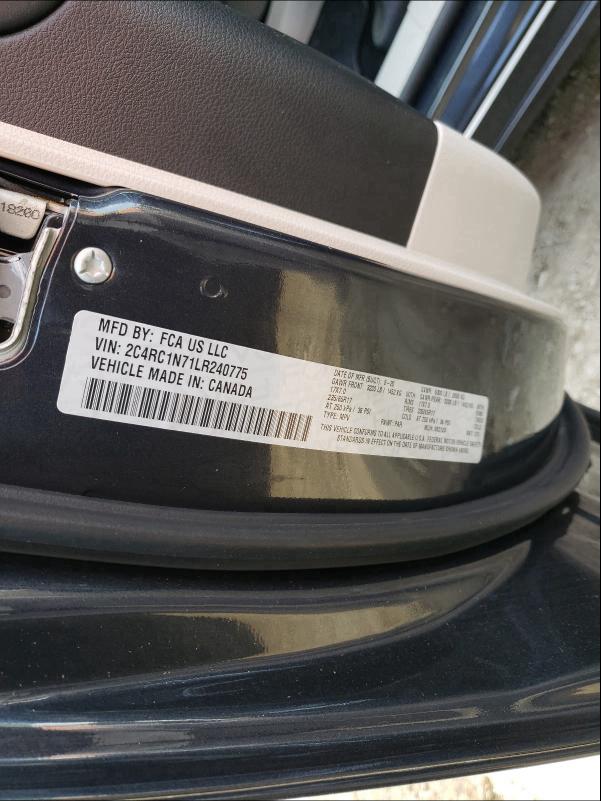 2020 CHRYSLER PACIFICA H 2C4RC1N71LR240775